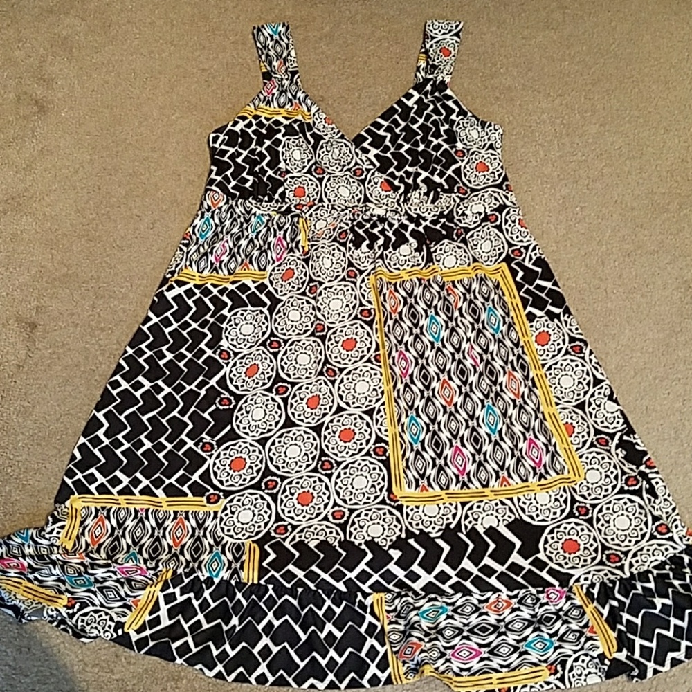 Colorful INC dress